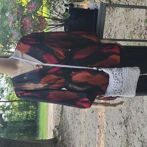 Crossbody crochet purse...white w/glitter specks